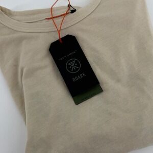 NWT Roark Run Amok Public Lands Graphic T Shirt Natural Cotton Blend Size M